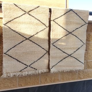 Tappeto berbero in lana Beni Ouarain