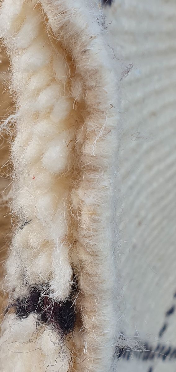 Beni Ouarain Tapete de lã berbere