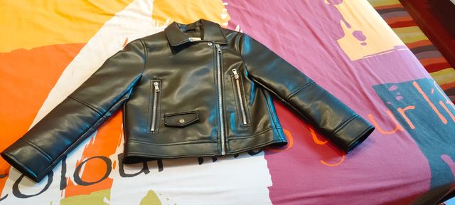 Chaqueta niña sintética talla 7