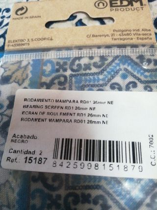Rolamento 26mm poliban 