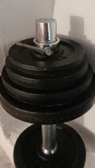 💪 Juego de 2 Mancuernas  Ajustables de 12.5kg 💪