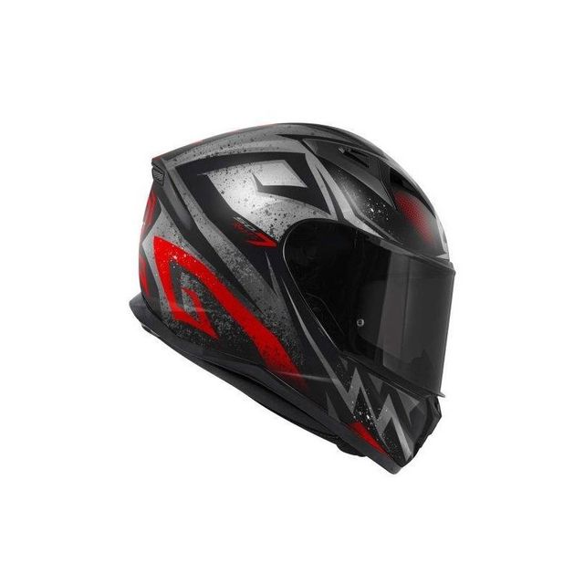 casco moto integral givi 50.7 rebel negro rojo mat