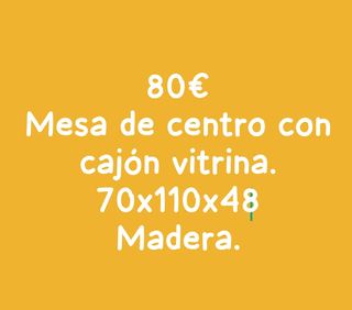 Mesa de centro.