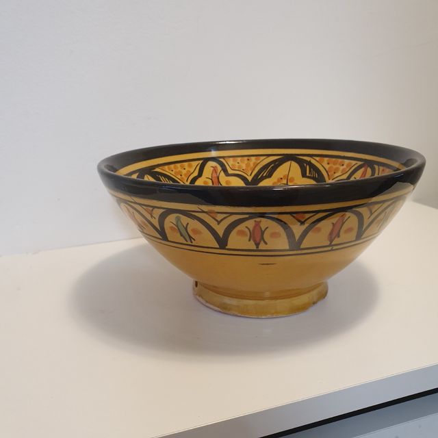 Louça artesanal marroquina