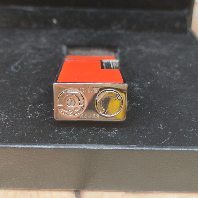 Accendino oiw lacca cinese rosso dunhill