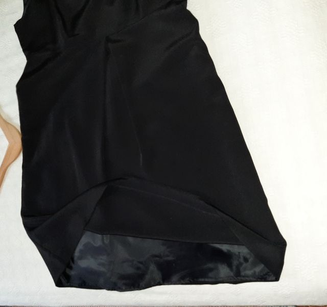 VESTIDO MUJER NEGRO DE VESTIR. CORTEFIEL