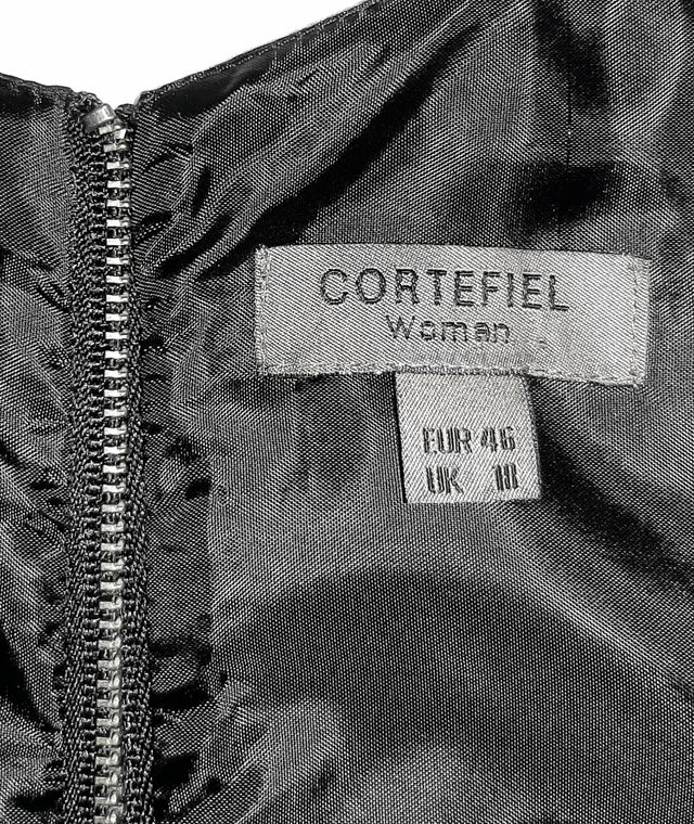 VESTIDO MUJER NEGRO DE VESTIR. CORTEFIEL