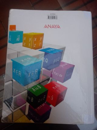 Libro de segundo de bachillerato de matemáticas