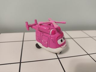 Avión rosa super wings