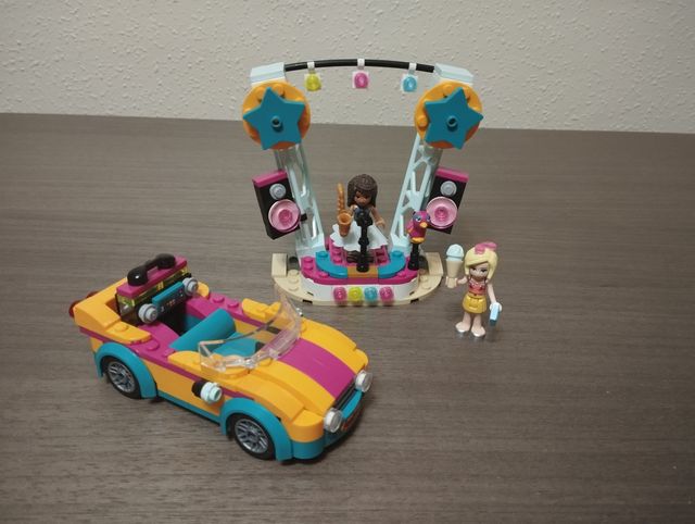COCHE Y ESCENARIO DE ANDREA LEGO FRIENDS