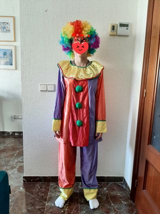 Disfraz de payasa talla M