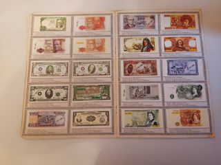 Album de cromos Billetes del mundo DIDEC completo
