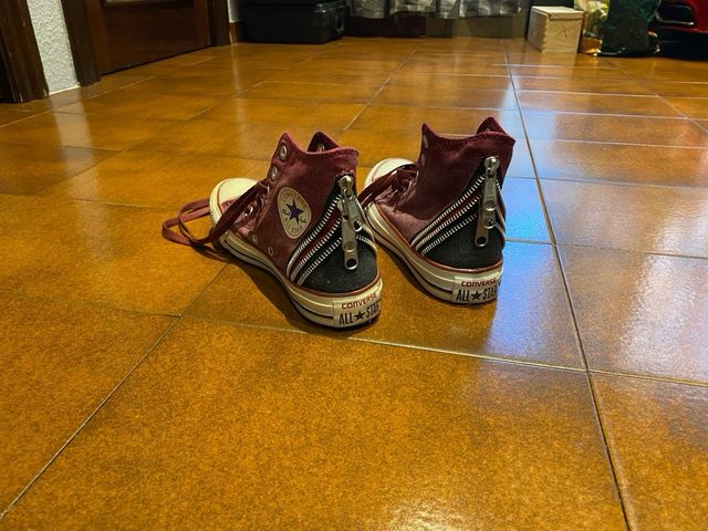 Bambas converse rojas