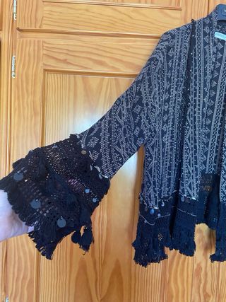 Cardigan Zara denim collection