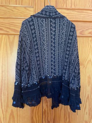 Cardigan Zara denim collection