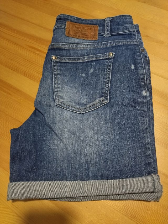 Pantalón corto vaquero mujer Talla 38