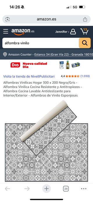 Alfombra vinilo hidráulica