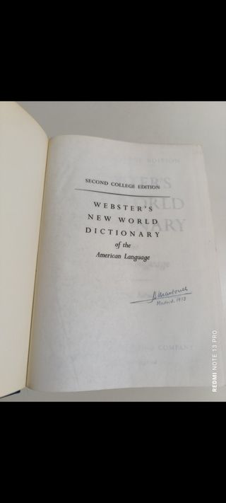 Libro antiguo 1973.diccionario.retro,vintage