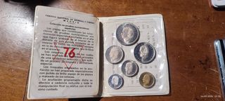 Conjunto Monedas de pesetas del año 75 