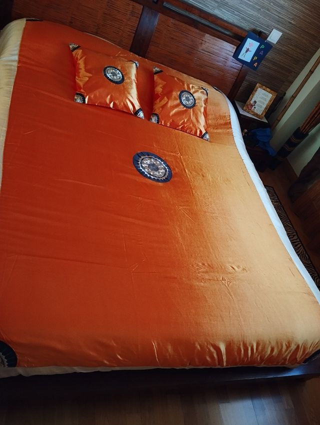 Funda nórdica con dos cojines