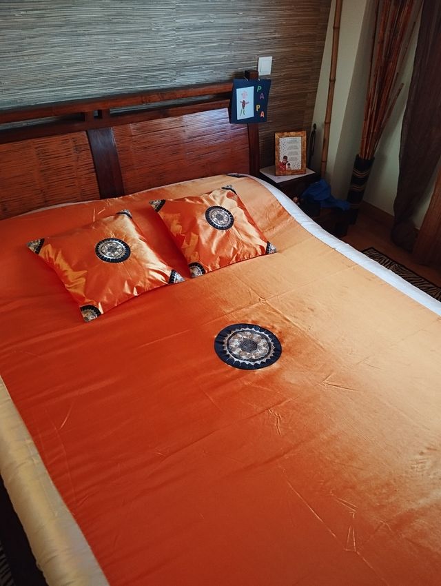 Funda nórdica con dos cojines