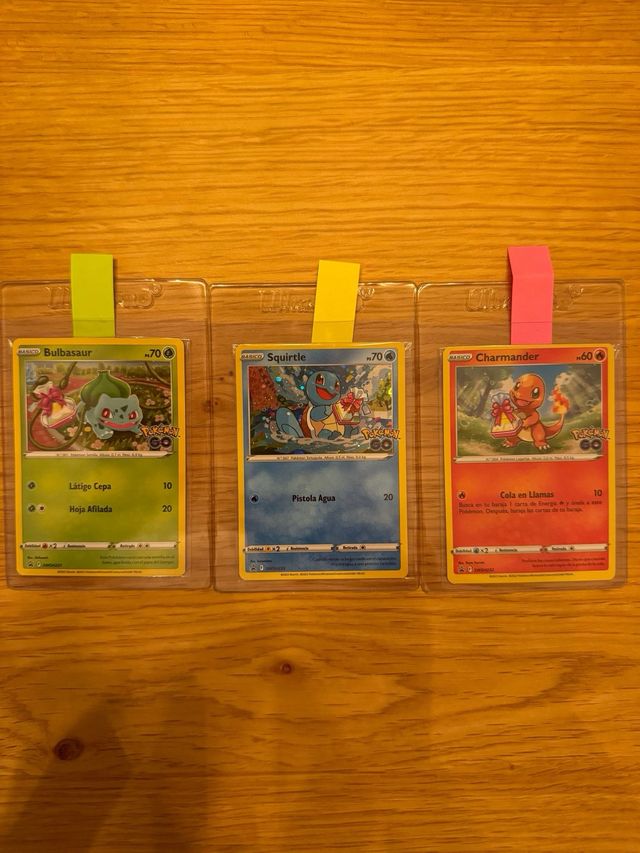 Trio starters pokemon go tcg