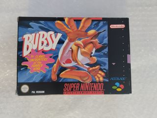 Bubsy Como Nuevo Pal España Snes Super Nintendo