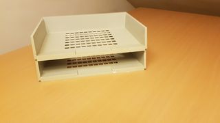 Bandejas plástico gris