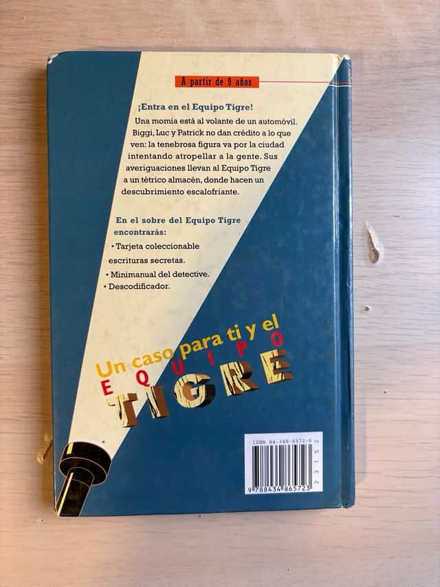 Libro Un caso para ti y el equipo tigre.