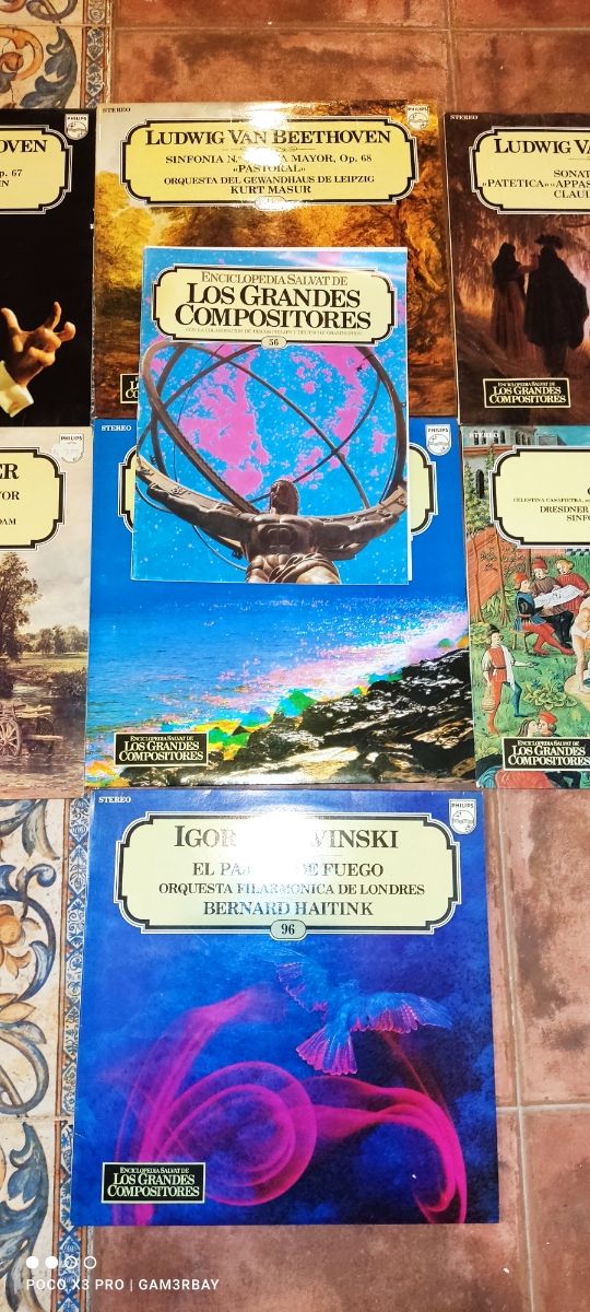 LOTE 6 VINILOS MÚSICA CLÁSICA PHILIPS SALVAT