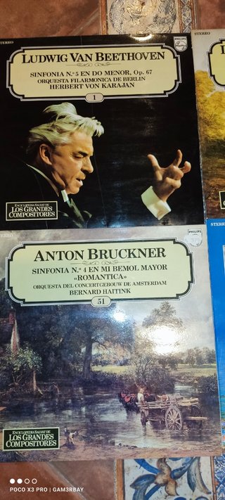 LOTE 6 VINILOS MÚSICA CLÁSICA PHILIPS SALVAT