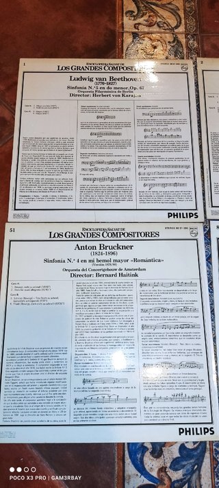 LOTE 6 VINILOS MÚSICA CLÁSICA PHILIPS SALVAT