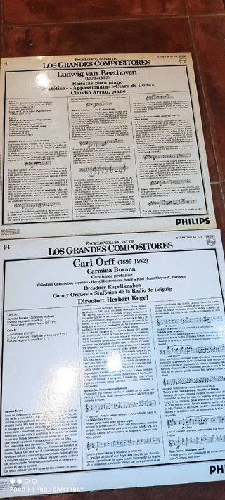 LOTE 6 VINILOS MÚSICA CLÁSICA PHILIPS SALVAT