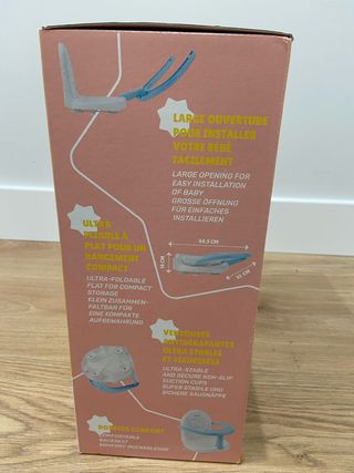 Asiento de baño plegable en su caja original