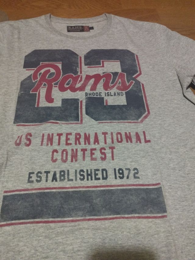 Camiseta gris Rams 23 hombre