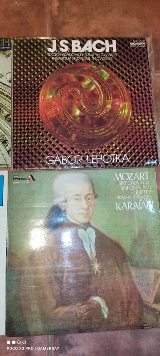 6 VINILOS BACH, BEETHOVEN E MOZART