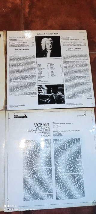 6 VINILOS BACH, BEETHOVEN E MOZART