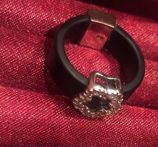 🖤Anillo flor🌸con brillantes✨💎