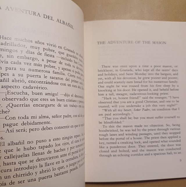 Washington Irving THREE TALES/3 RELATOS