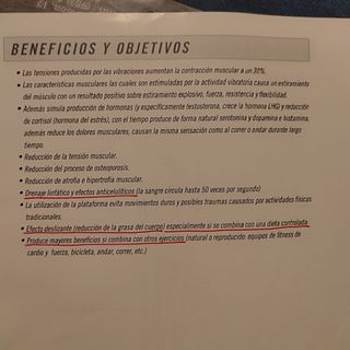 Plataforma vibratoria Mérit V1000