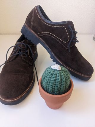 Zapatos serraje marrones