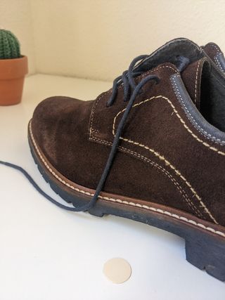 Zapatos serraje marrones