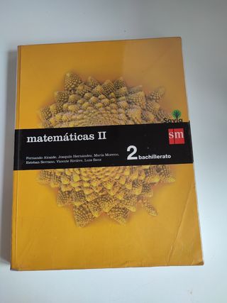 Libro Matemáticas Bachillerato 
