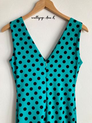 Vestido licra sevillanas flamenco gitana turquesa