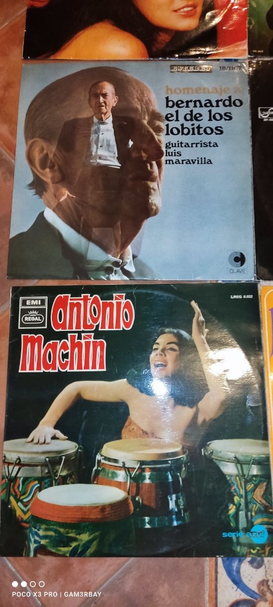 8 VINILI MUSICALI SPAGNOLI - LOLA FLORES, FOSFORITO