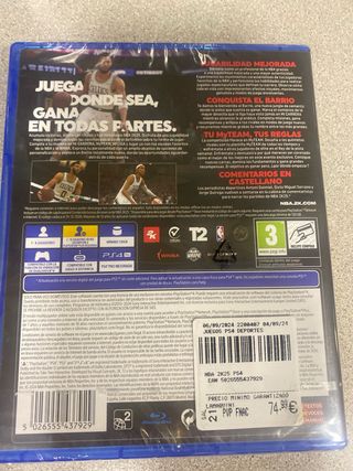Juego Ps4 2K25 play NBA