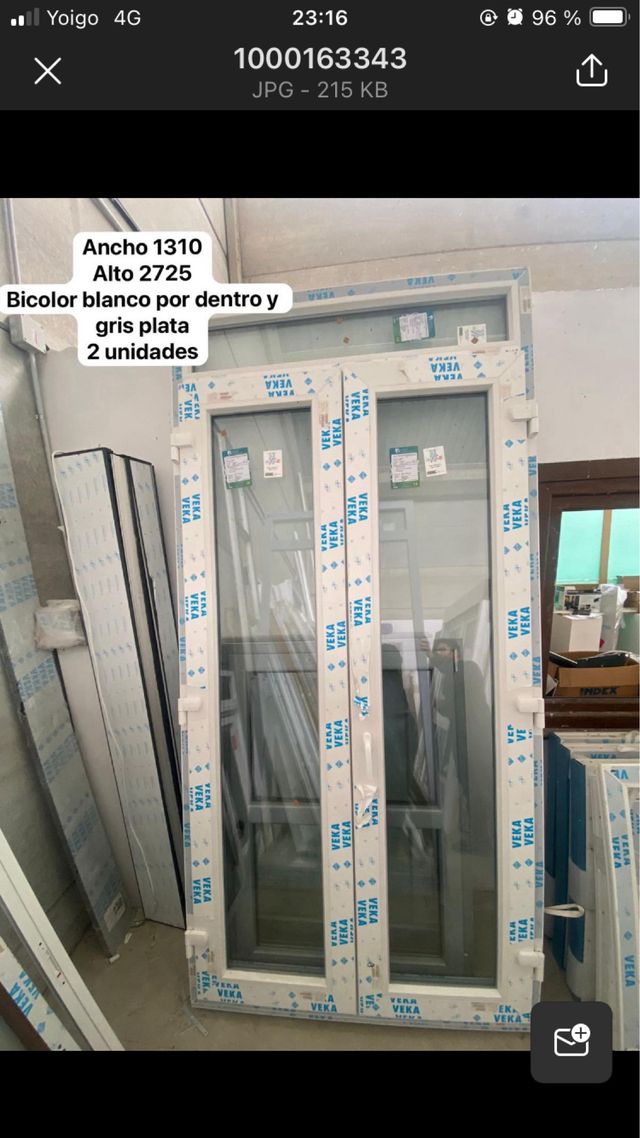 Liquidacion ventanas PVC stock