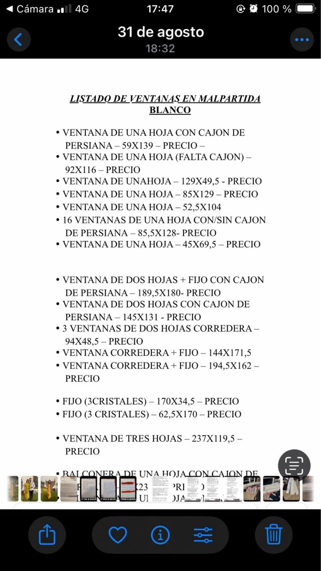 Liquidacion ventanas PVC stock