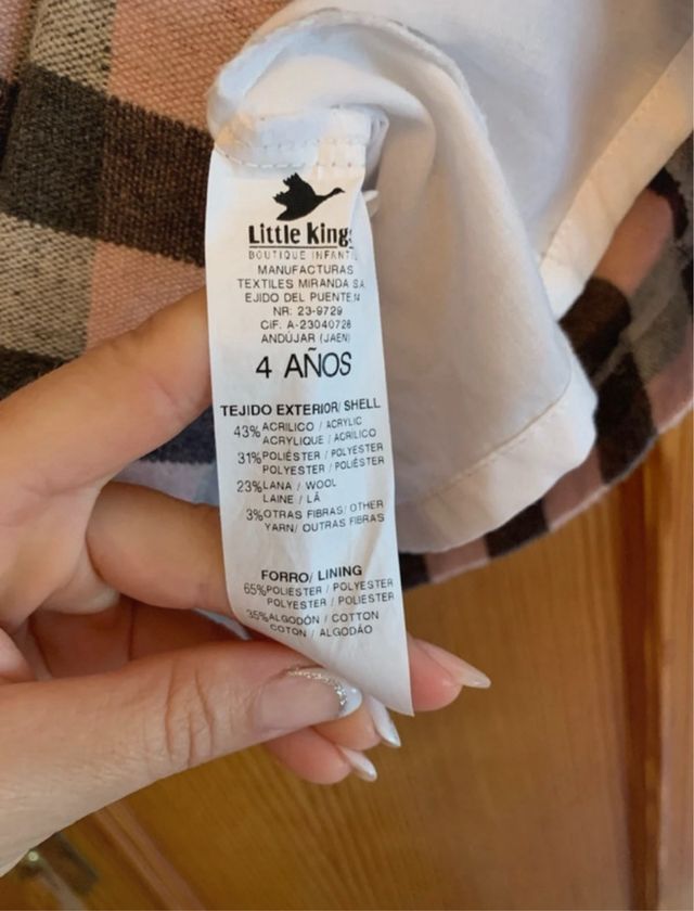 Vestido nińa Little kings