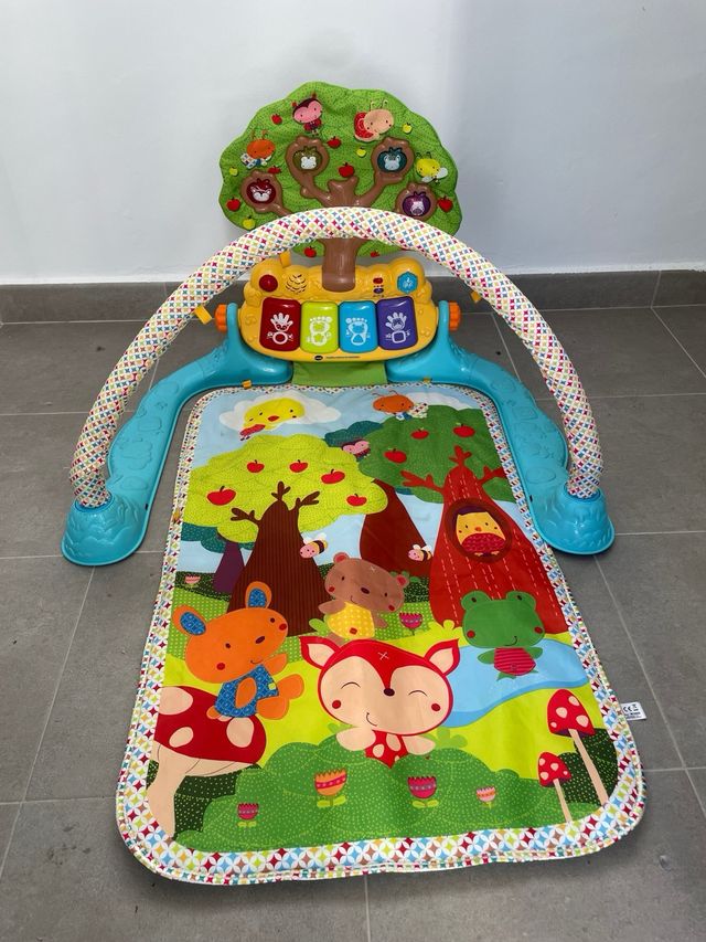 Juego manta bebe con sonido y luz.